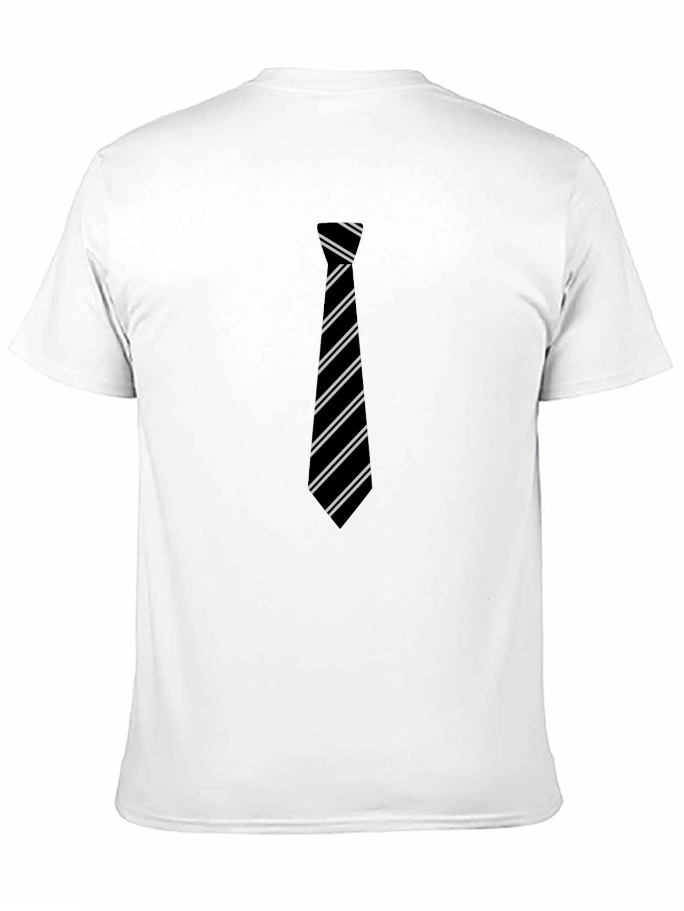 Tie Graphic Black T-Shirt