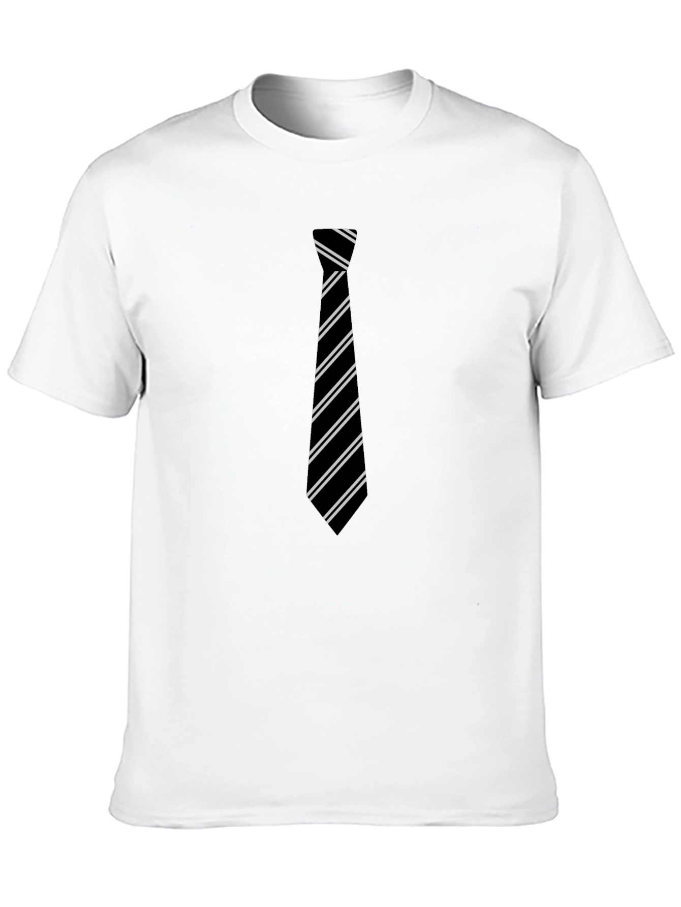 Tie Graphic Black T-Shirt