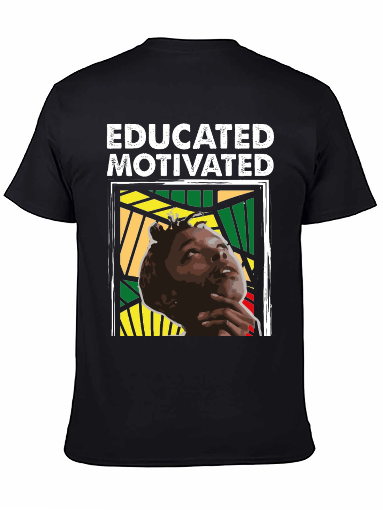 Educated Motivated Graphic Tee - Black