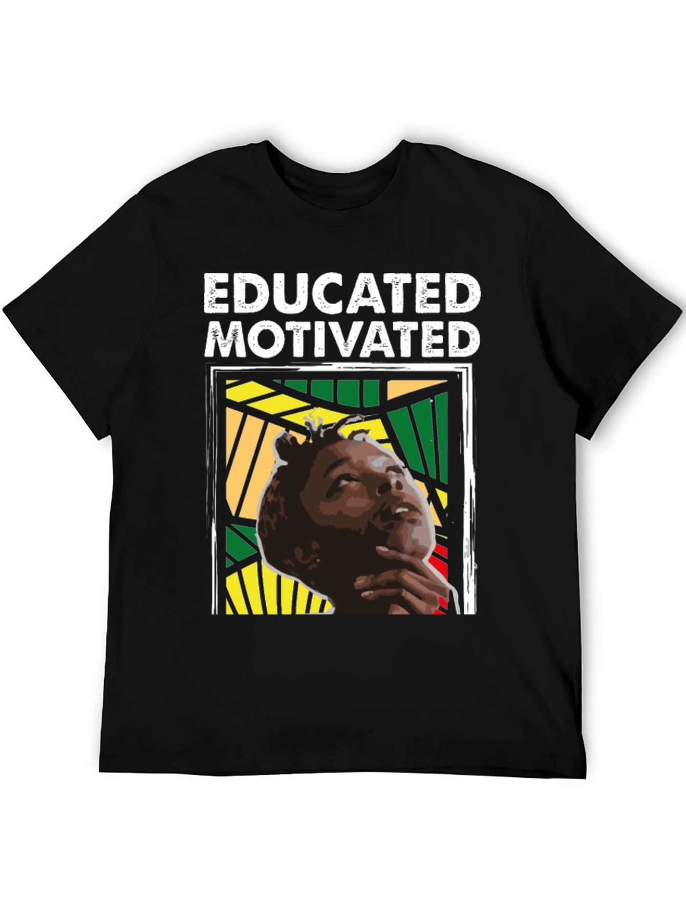 Educated Motivated Graphic Tee - Black