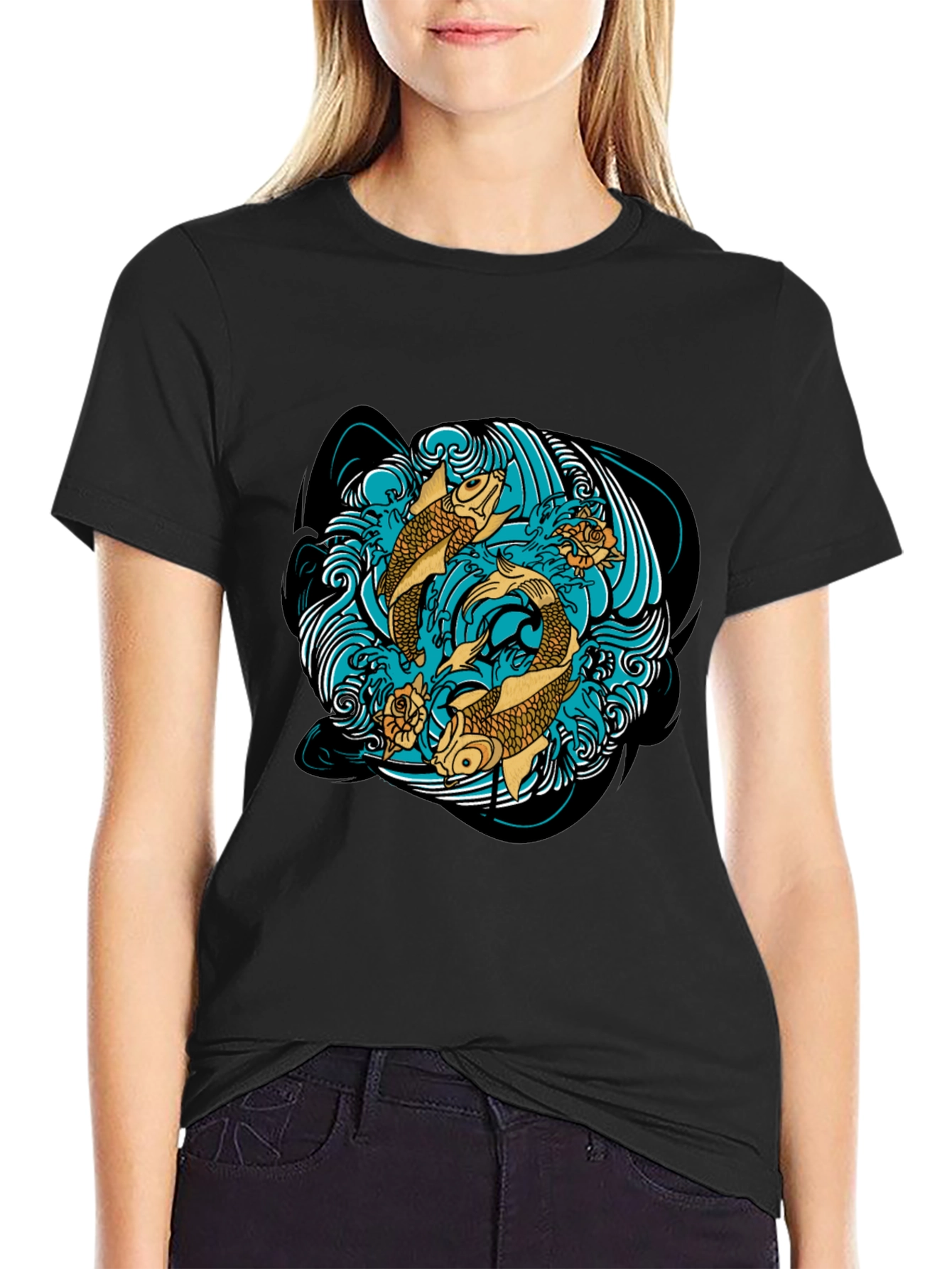 Koi Fish T-Shirt Graphic Design