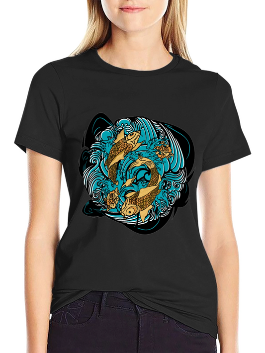 Koi Fish T-Shirt Graphic Design
