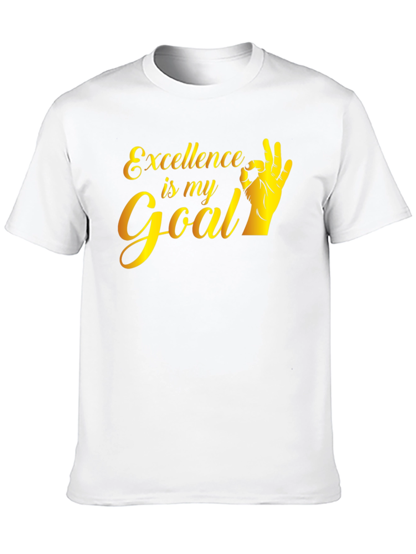 Excellence is My Goal Black T-Shirt