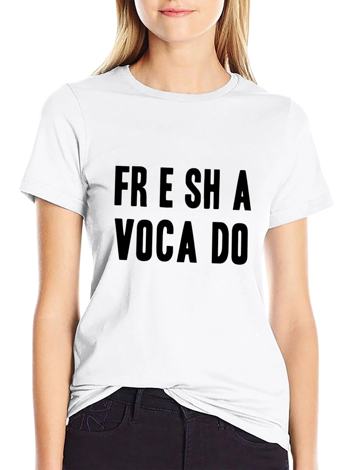 Fresh Avocado Graphic Tee - Unisex Black T-Shirt