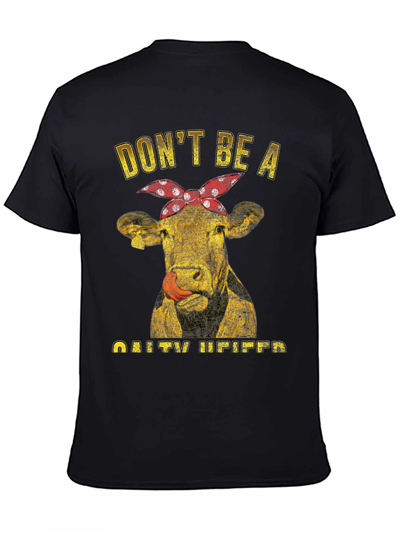 Salty Heifer T-Shirt - Funny Cow Graphic Tee