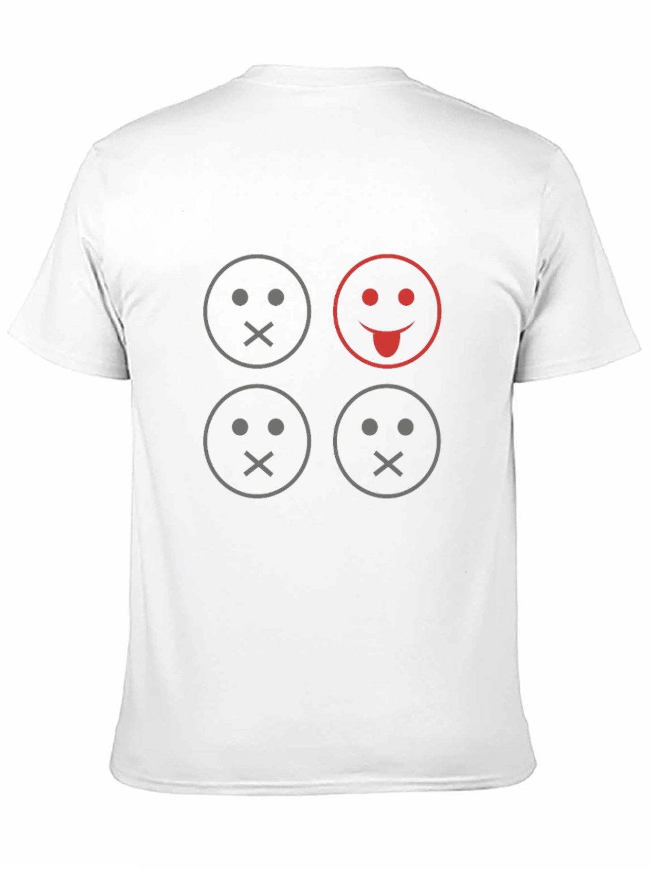 Black Graphic Tee - Emoji Expression