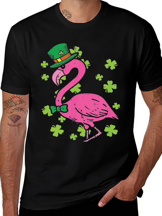 St. Patricks Day Flamingo T-Shirt