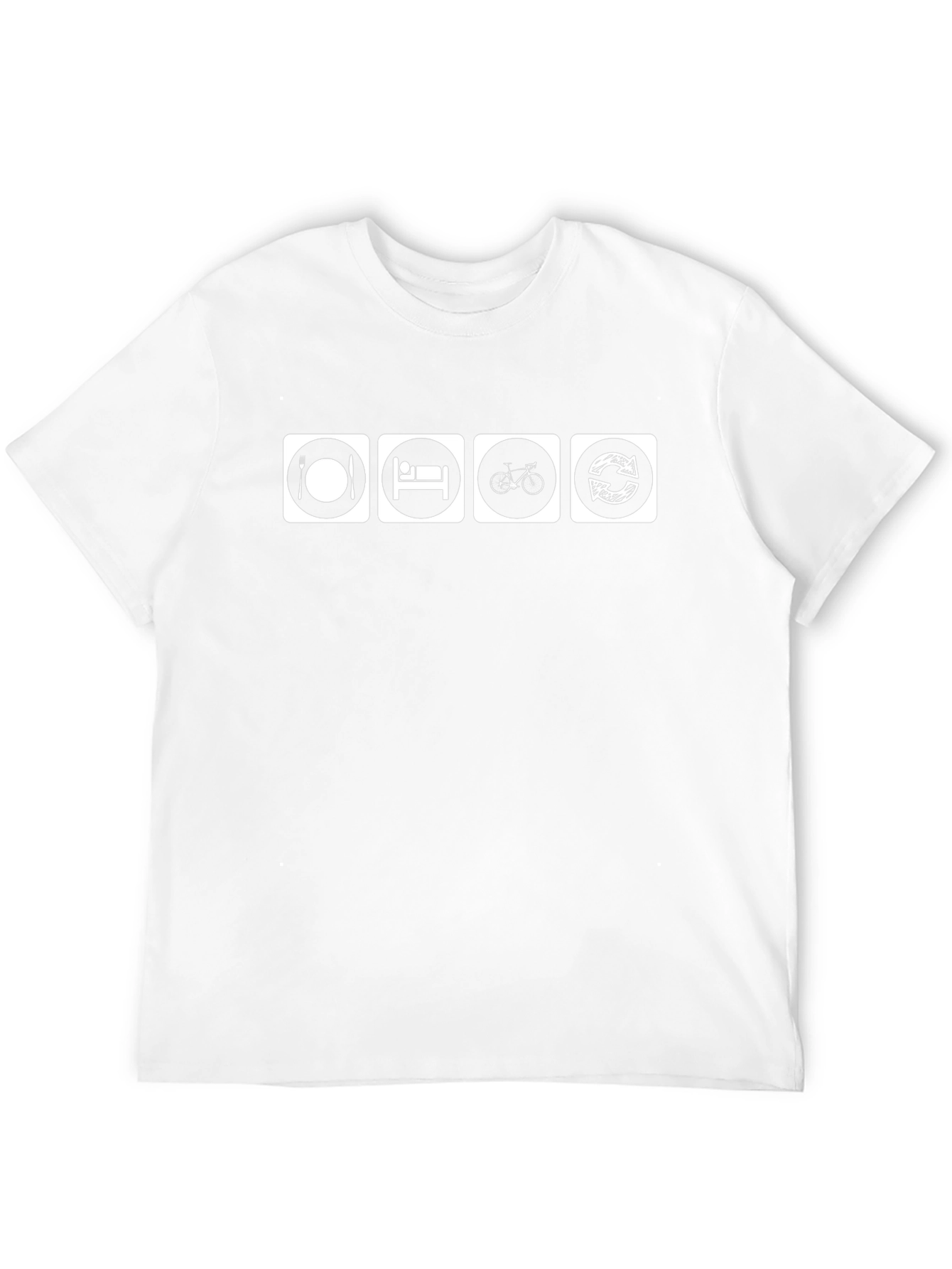 Eat Sleep Bike Repeat T-Shirt - Cycling Life