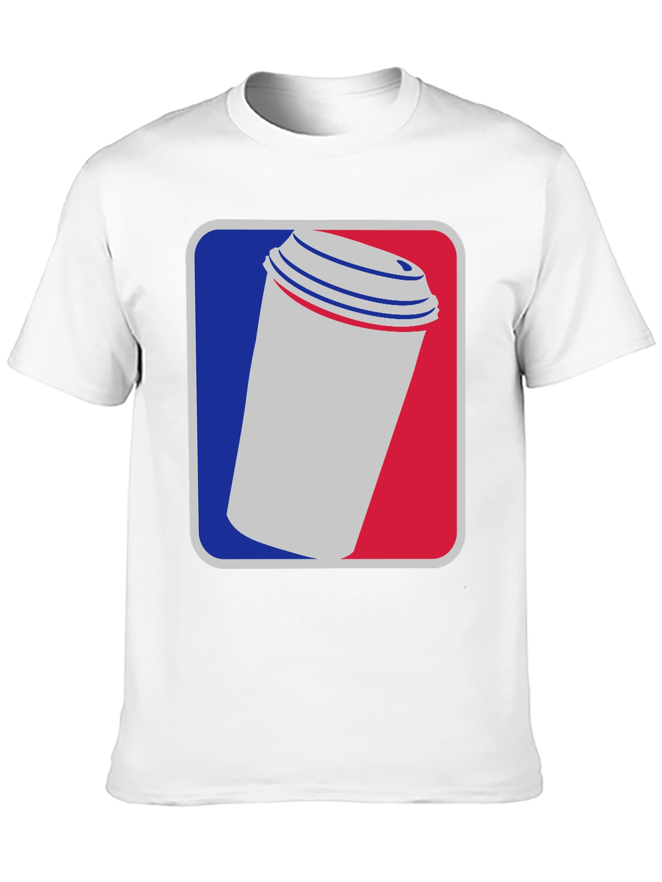 Coffee Cup Graphic Tee - Black Cotton T-Shirt