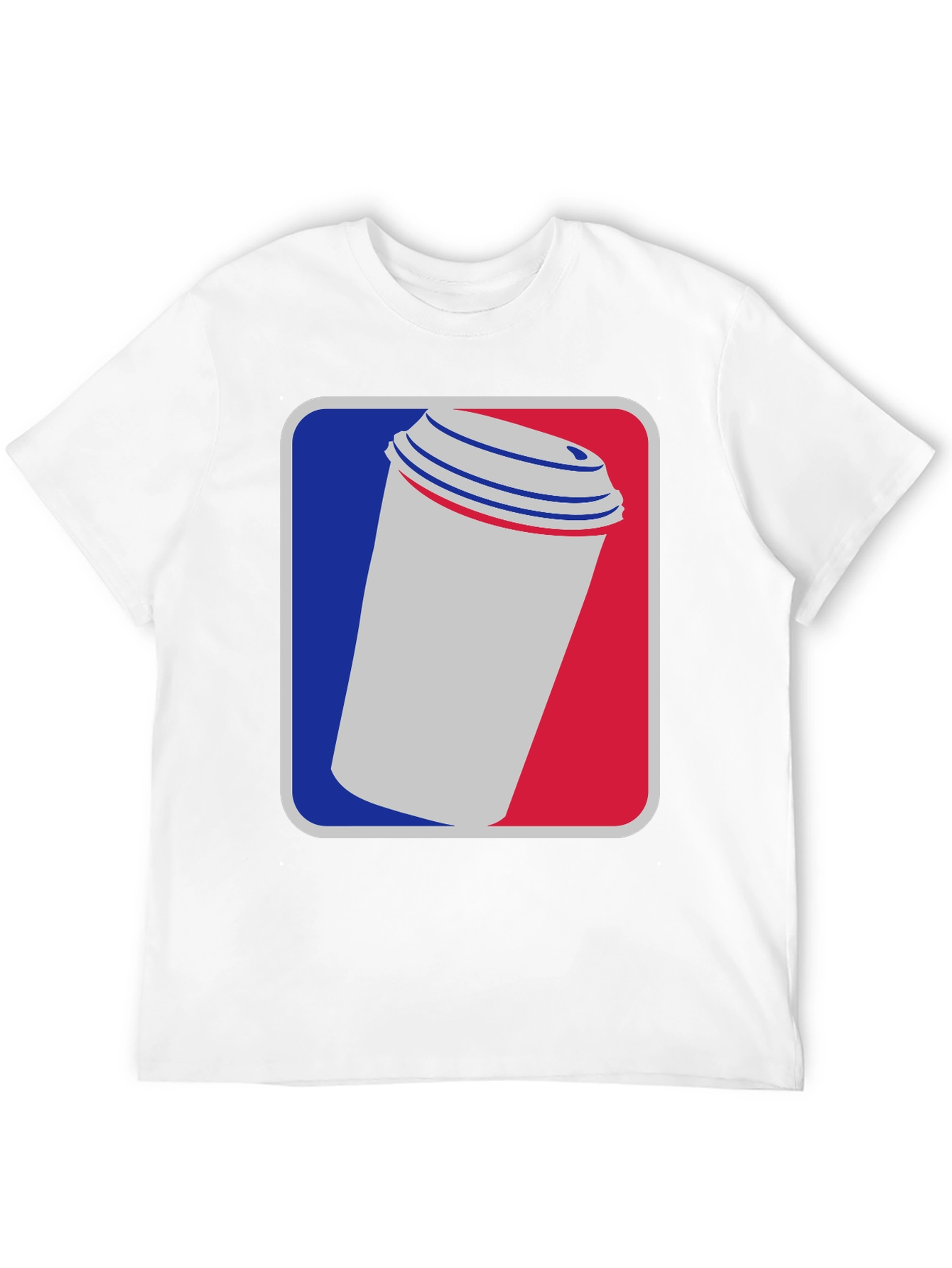 Coffee Cup Graphic Tee - Black Cotton T-Shirt