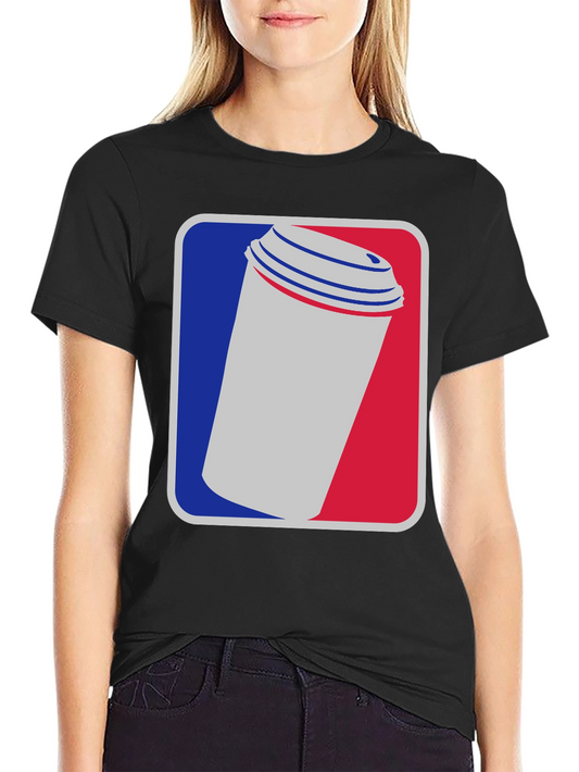 Coffee Cup Graphic Tee - Black Cotton T-Shirt