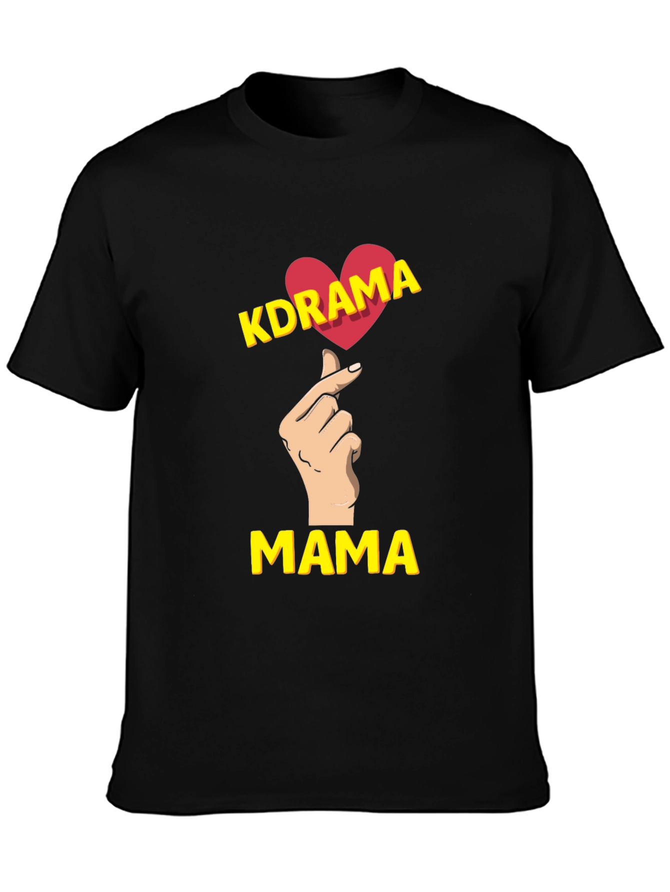 K-Drama Mama Black T-Shirt