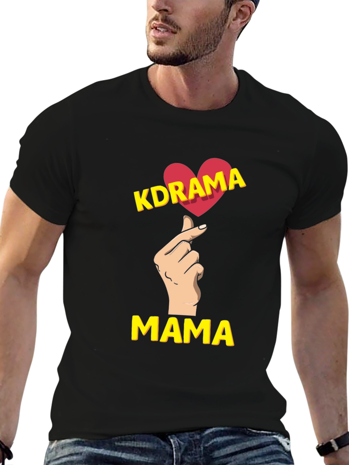 K-Drama Mama Black T-Shirt