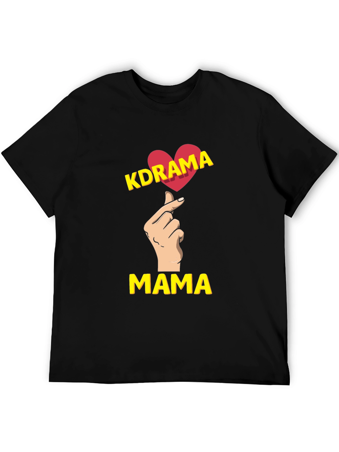 K-Drama Mama Black T-Shirt