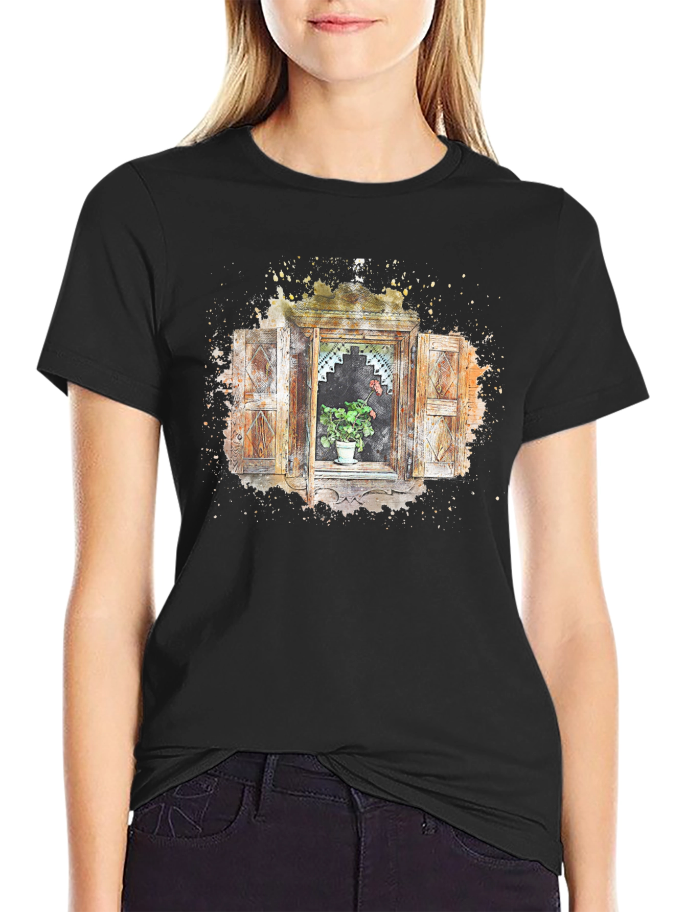 Watercolor Window T-Shirt