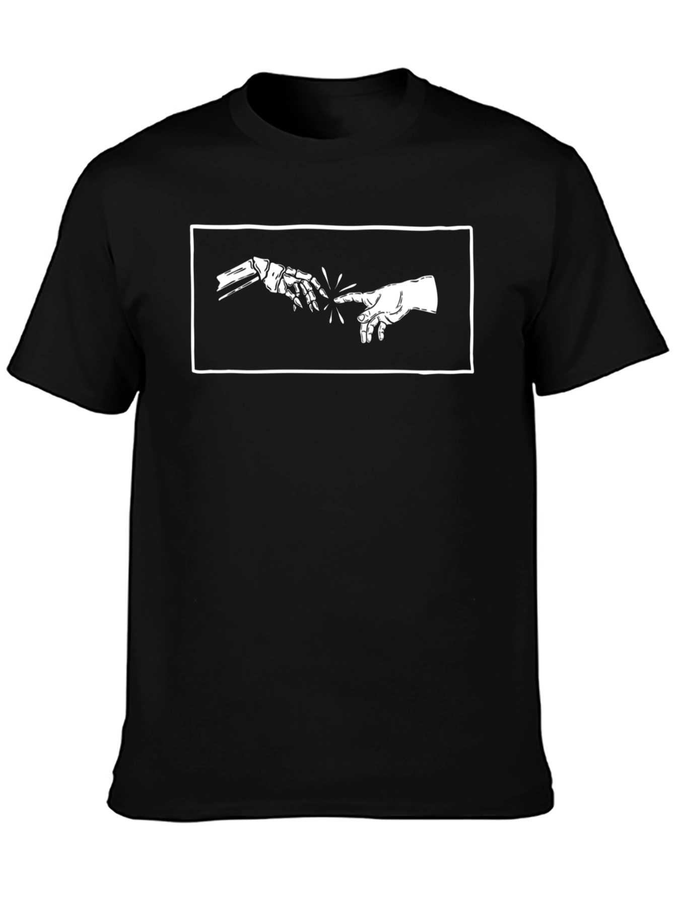 Creation of Robot T-Shirt - Black Graphic Tee