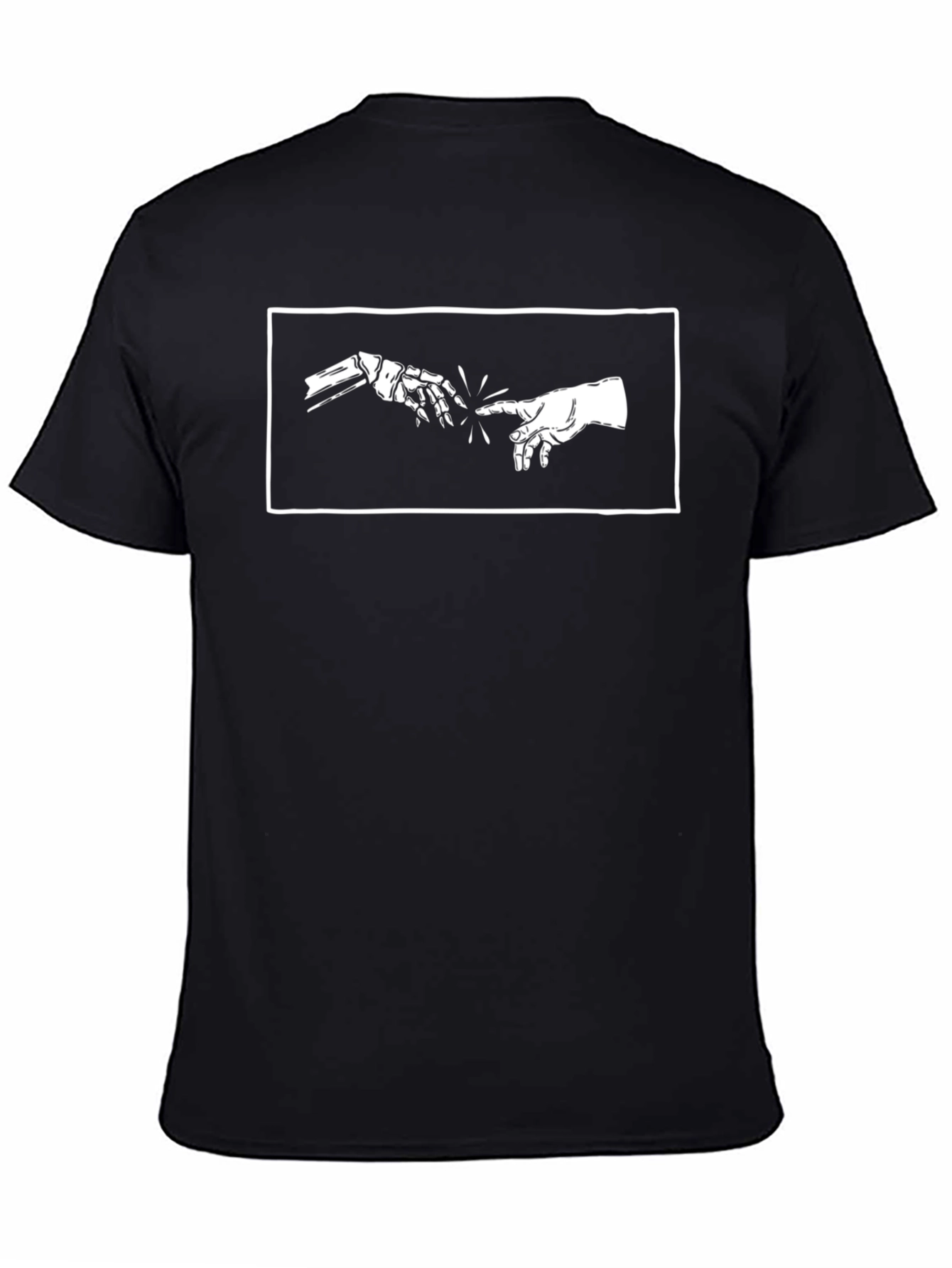 Creation of Robot T-Shirt - Black Graphic Tee