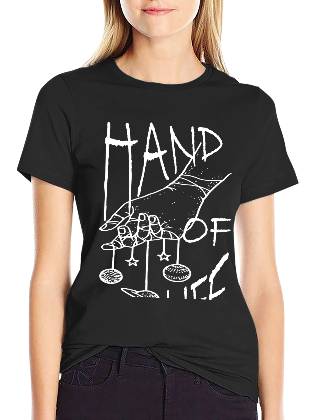 Hand of Hell Graphic Tee - Black
