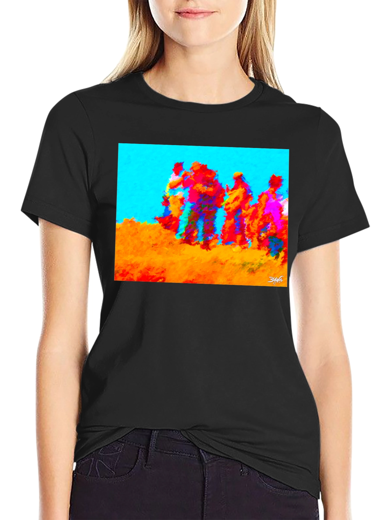 Abstract Art Graphic Tee