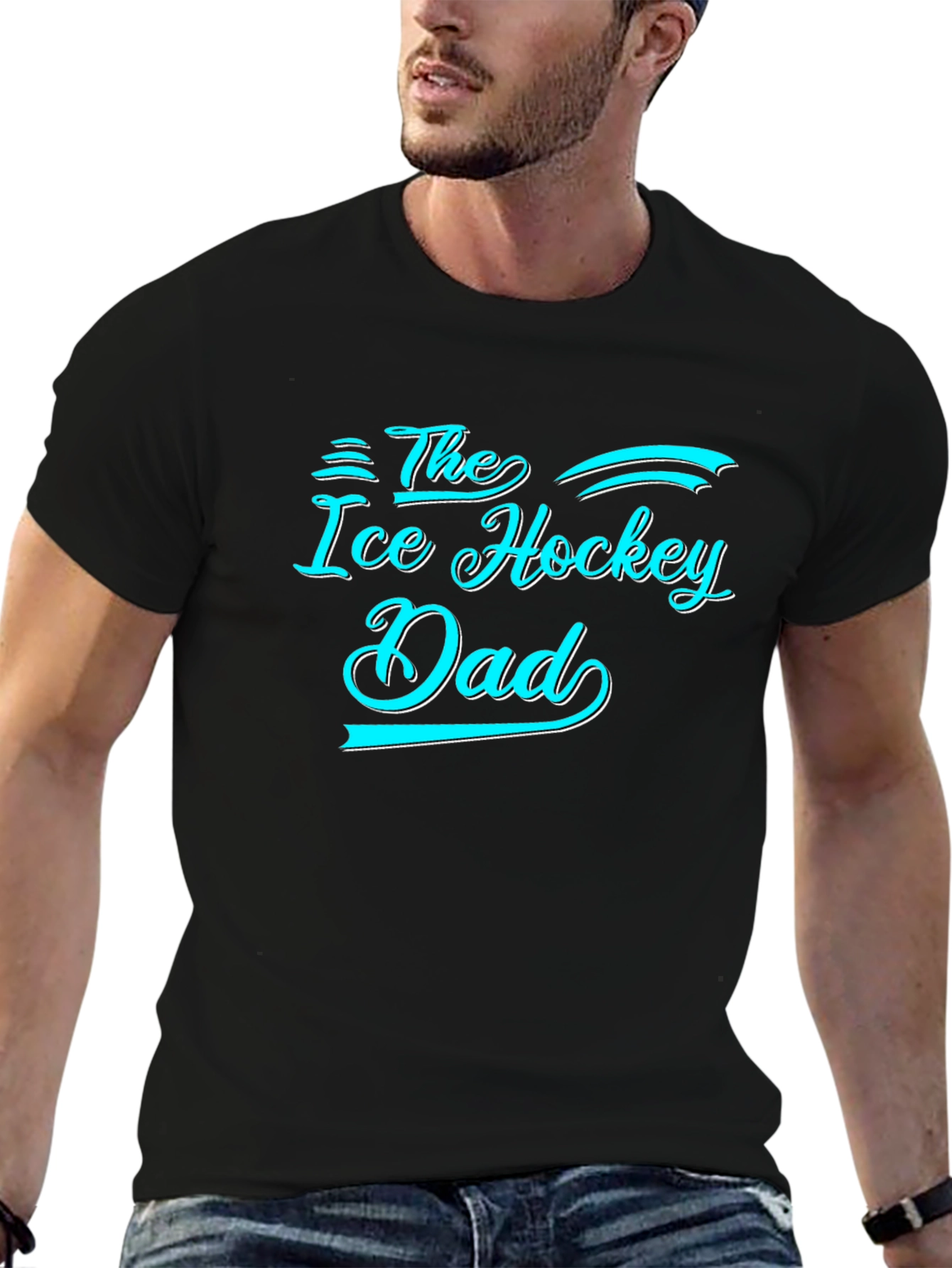 The Ice Hockey Dad Graphic Tee