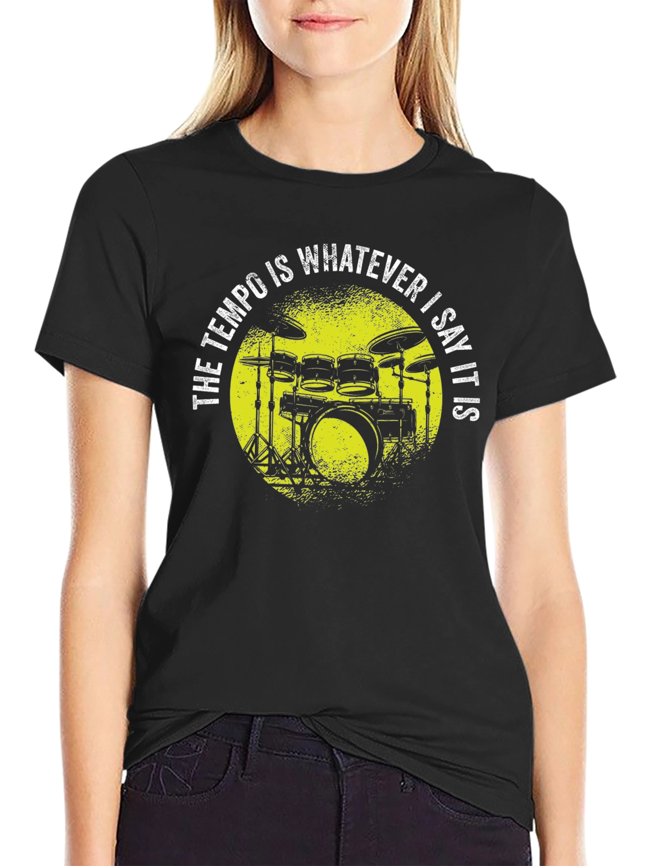 Drummer Tempo T-Shirt - Funny Music Shirt