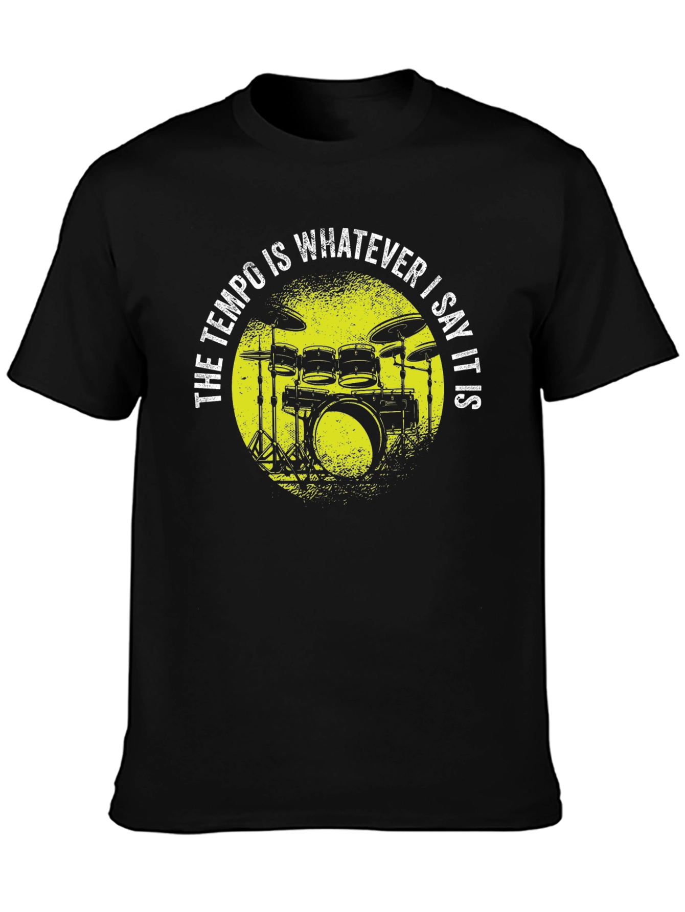 Drummer Tempo T-Shirt - Funny Music Shirt