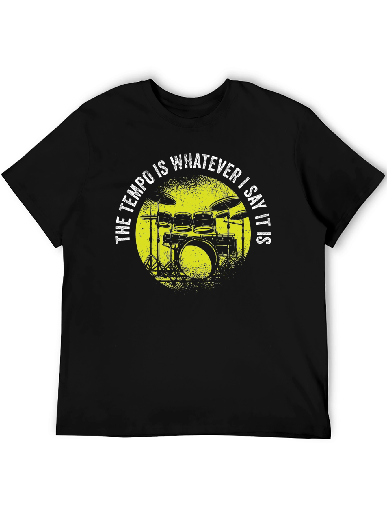 Drummer Tempo T-Shirt - Funny Music Shirt
