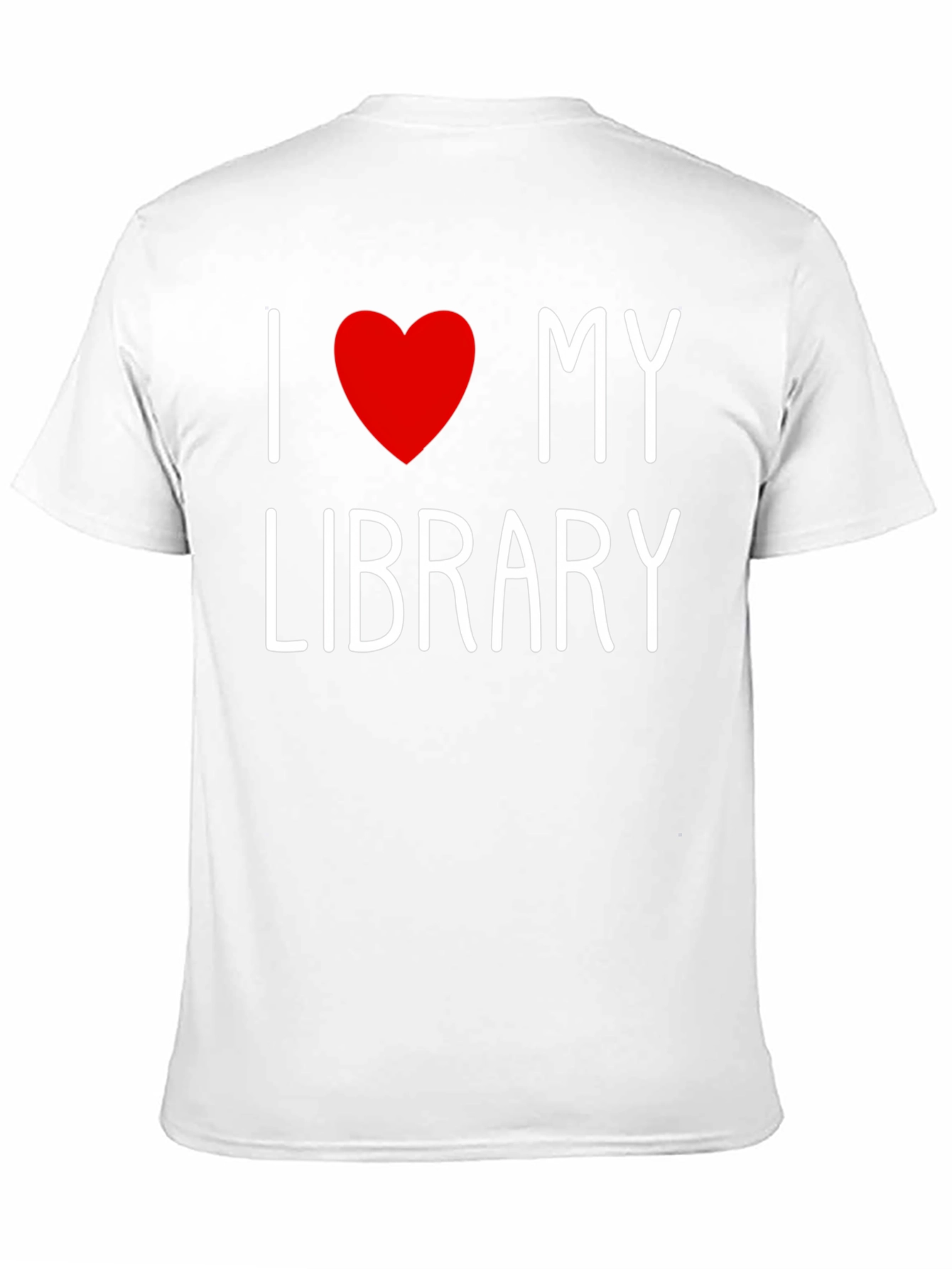 I Love My Library T-Shirt - Book Lover Tee