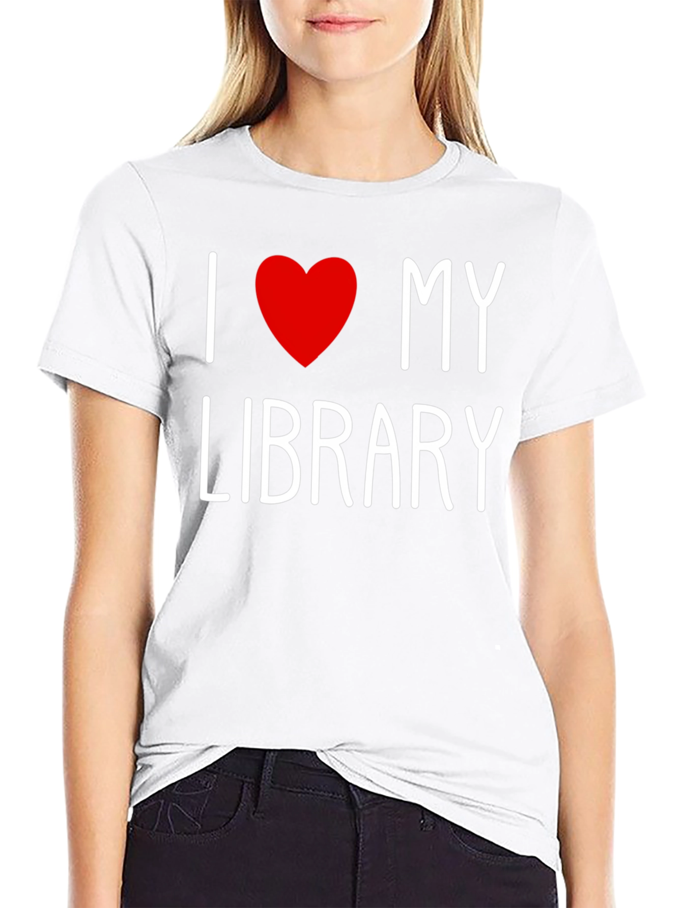 I Love My Library T-Shirt - Book Lover Tee