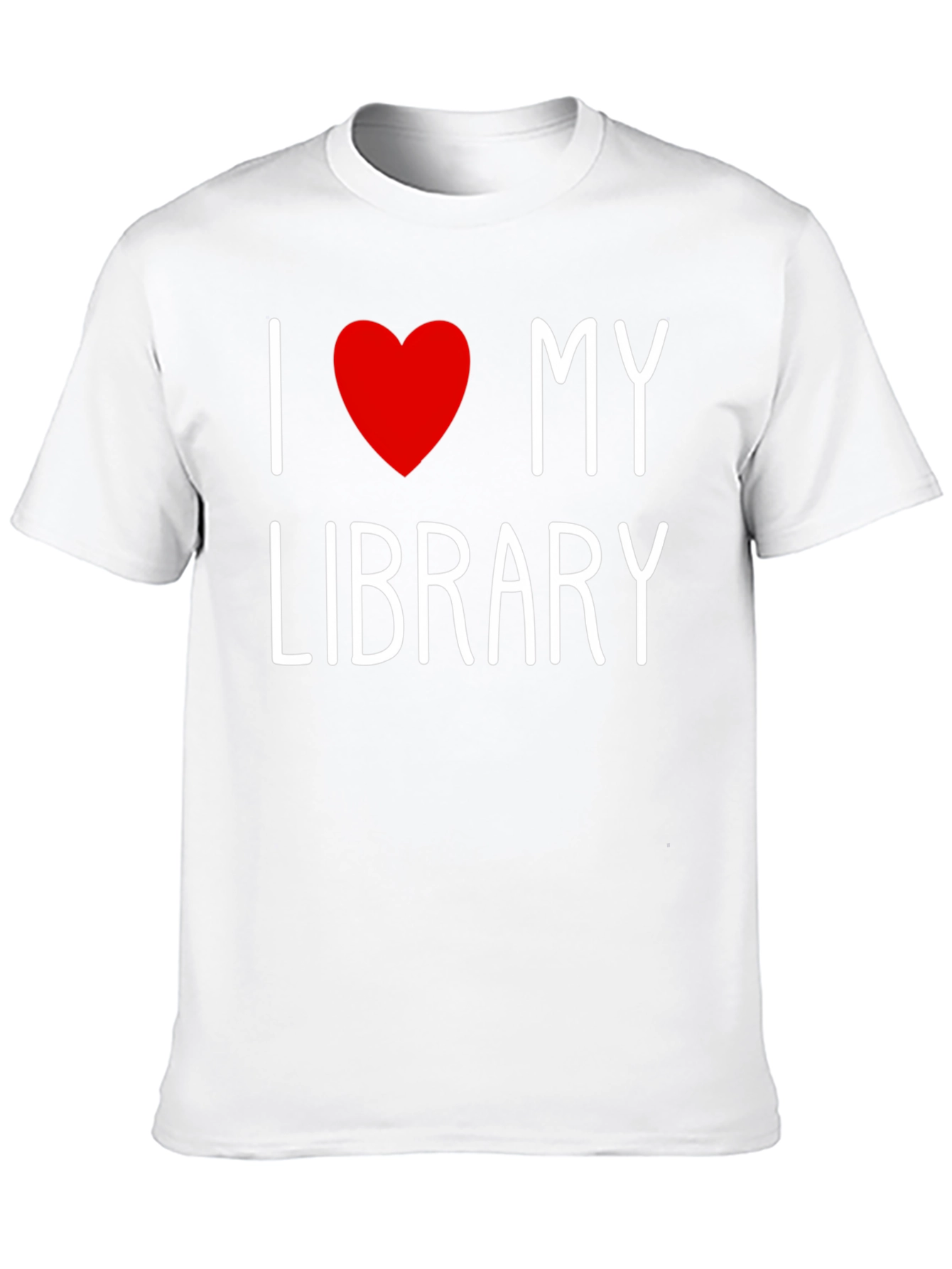 I Love My Library T-Shirt - Book Lover Tee