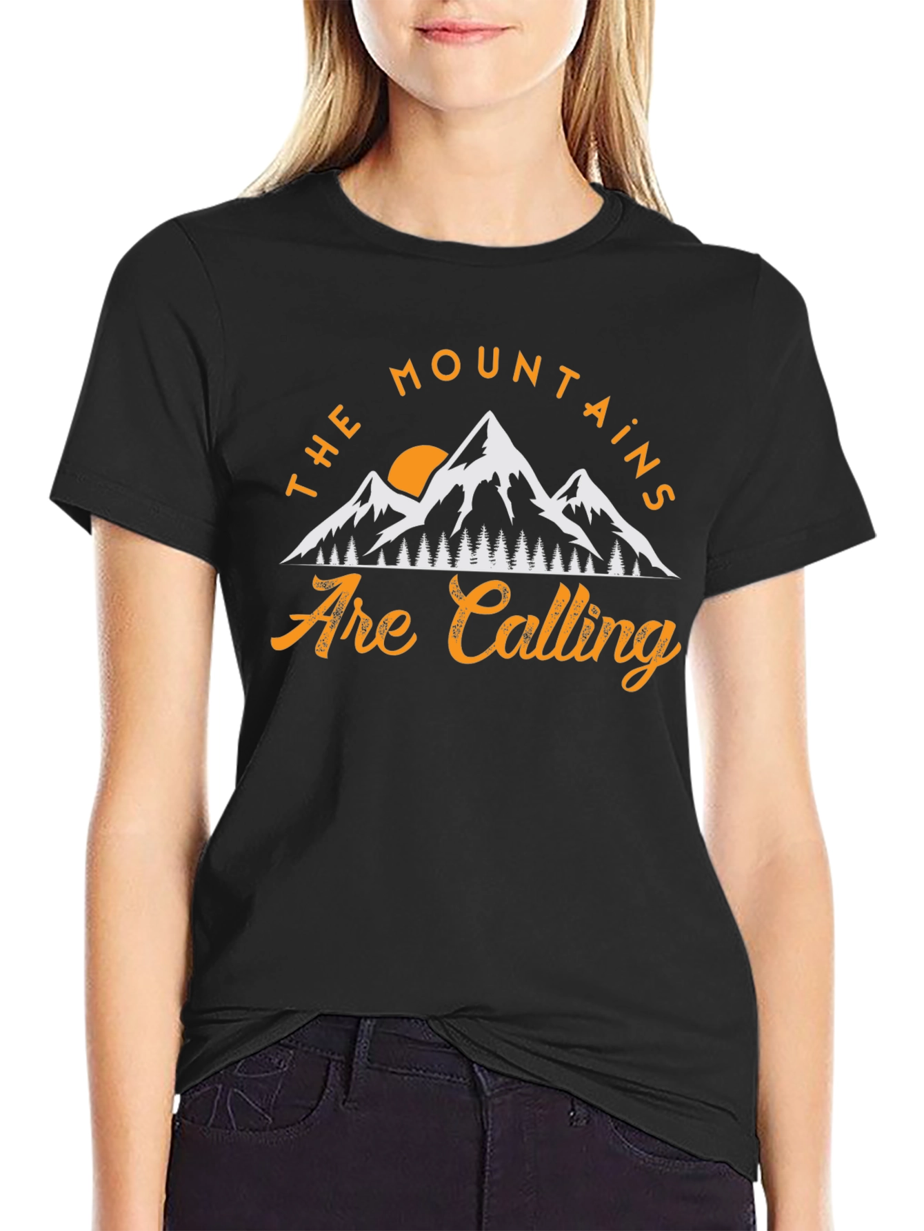 Mountains Are Calling Graphic Tee - Adventure Awaits!