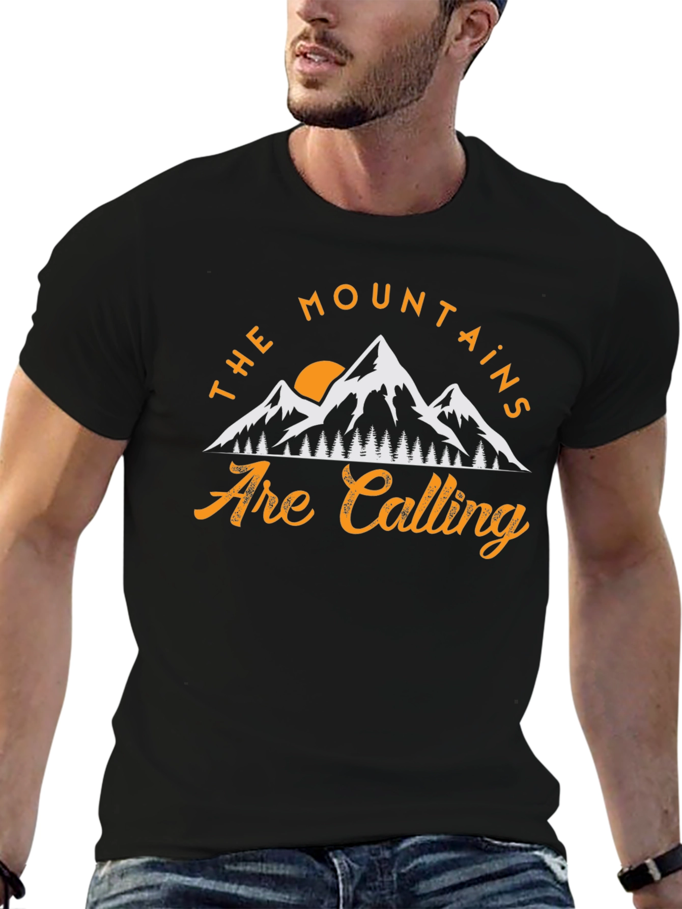 Mountains Are Calling Graphic Tee - Adventure Awaits!