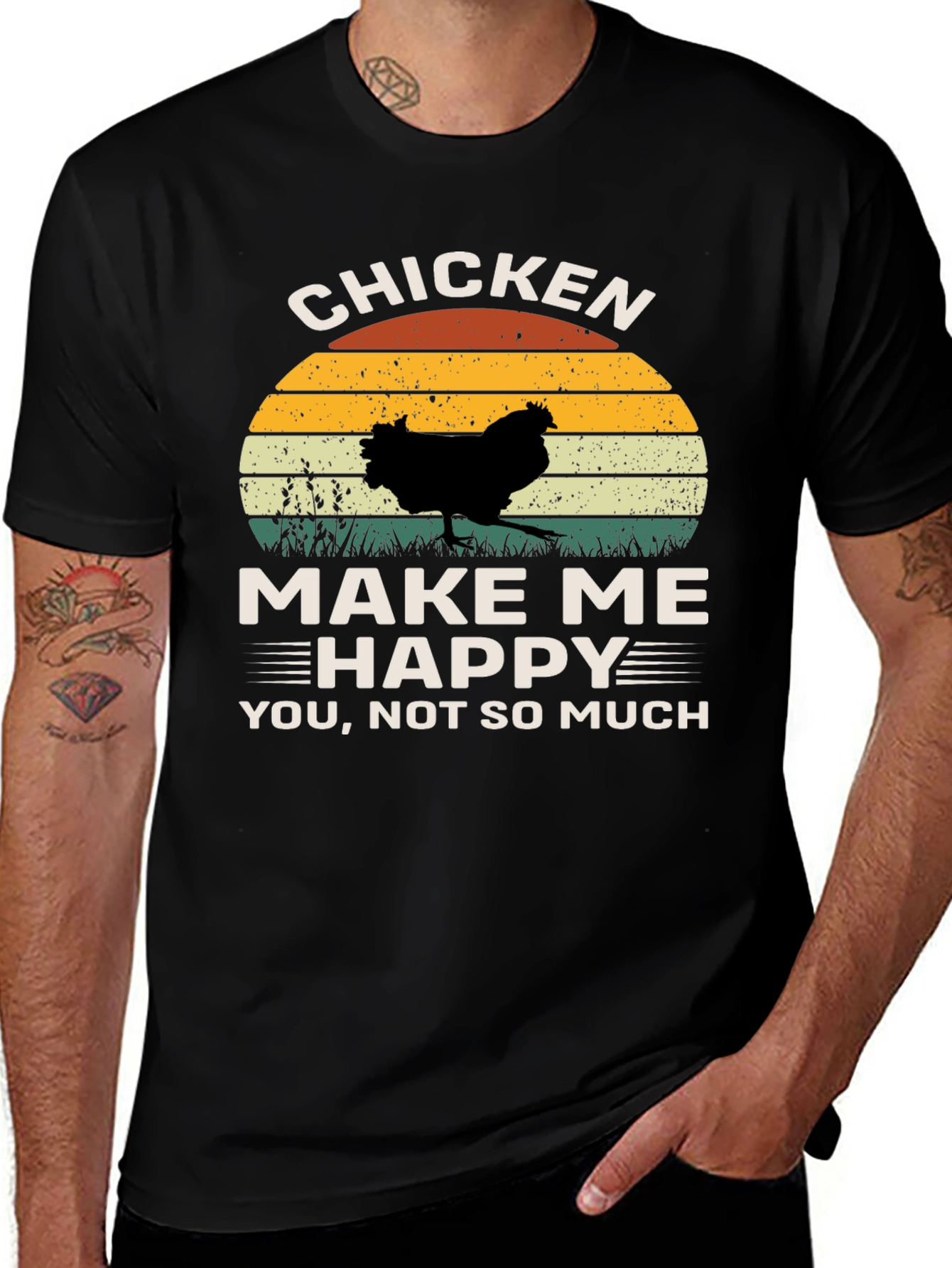 Chicken Make Me Happy T-Shirt