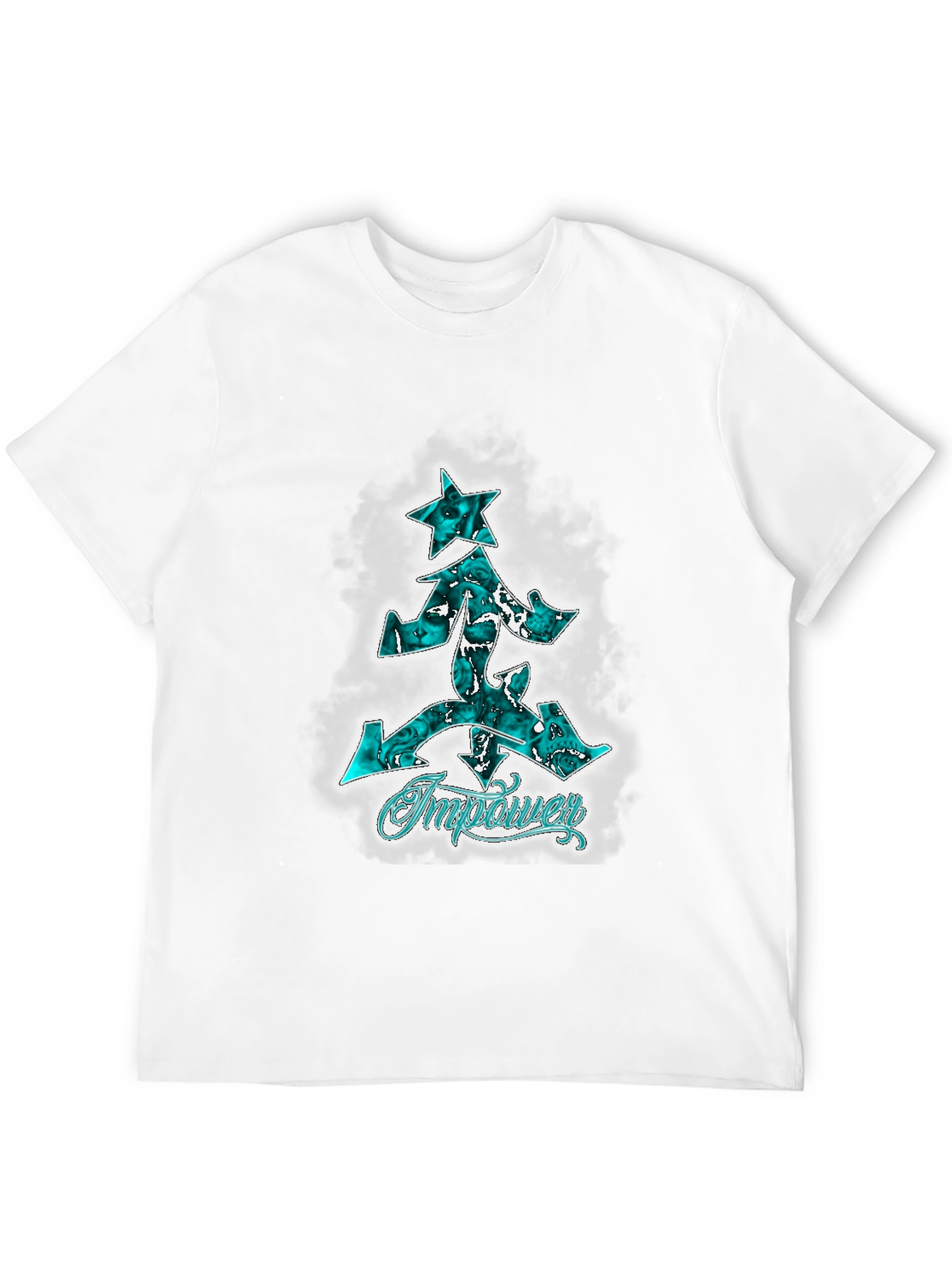 Empower Graphic Print Black T-Shirt