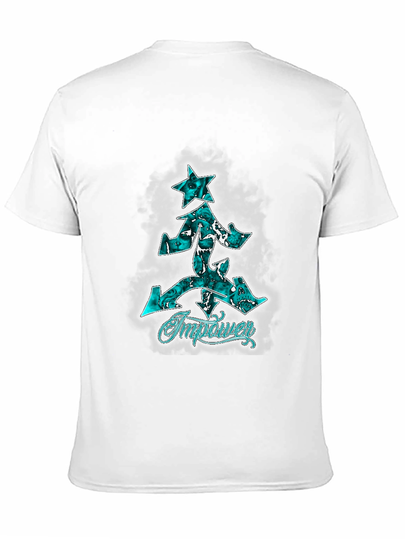 Empower Graphic Print Black T-Shirt