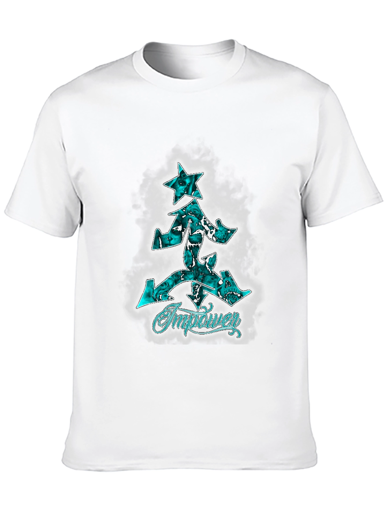 Empower Graphic Print Black T-Shirt
