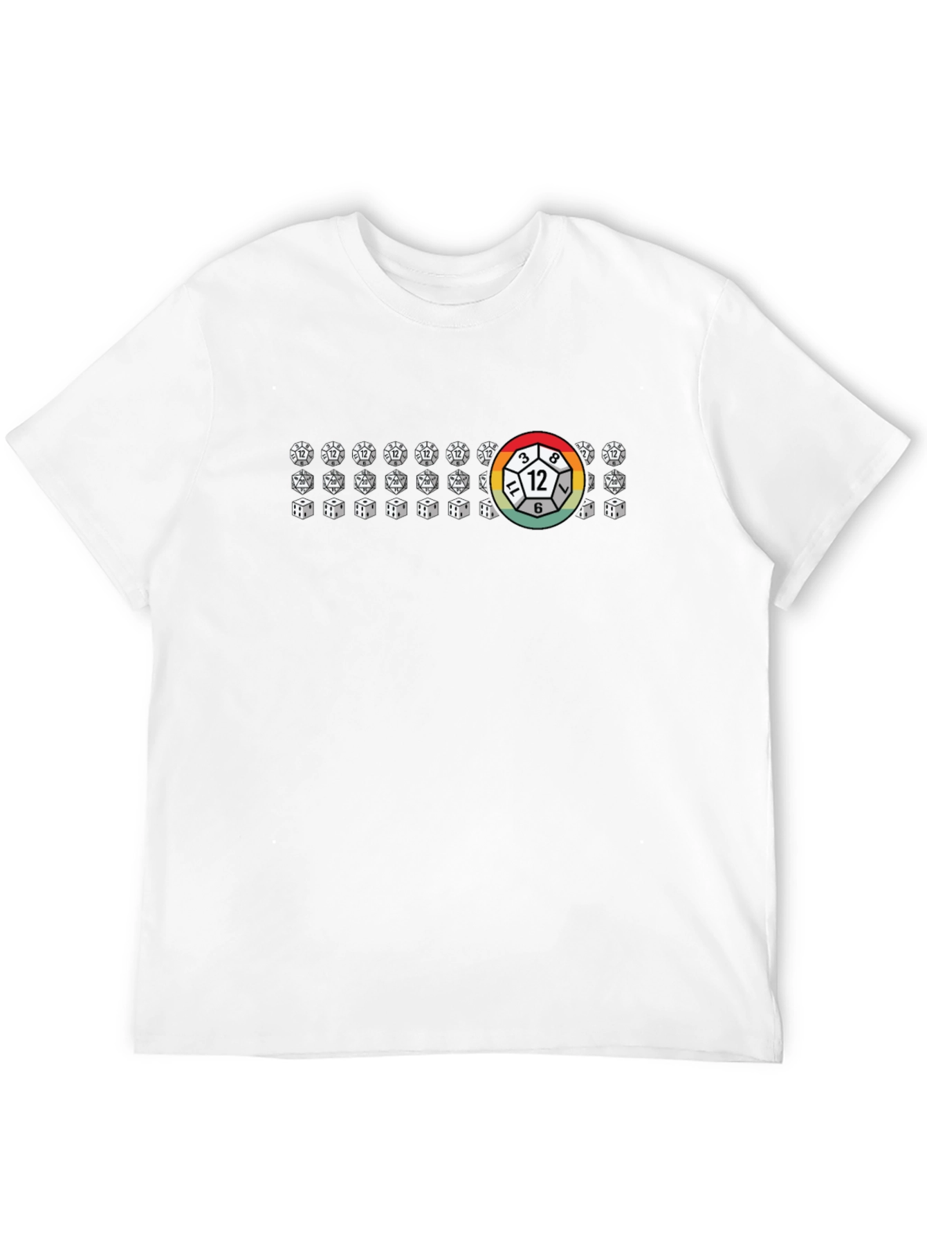 D&D Dice T-Shirt - Role Playing Game Tee