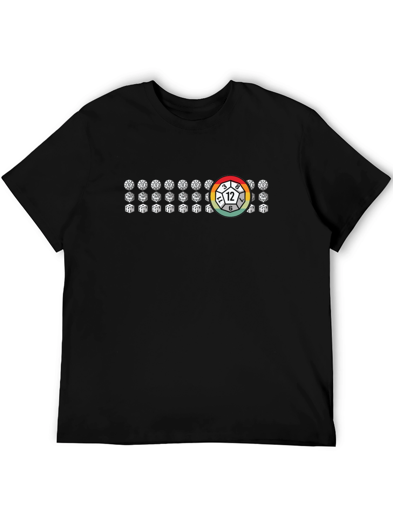 D&D Dice T-Shirt - Role Playing Game Tee