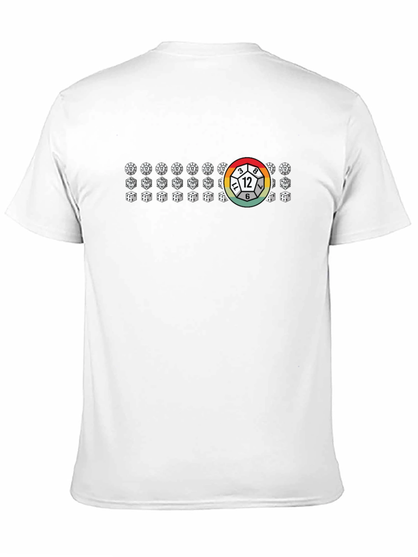 D&D Dice T-Shirt - Role Playing Game Tee