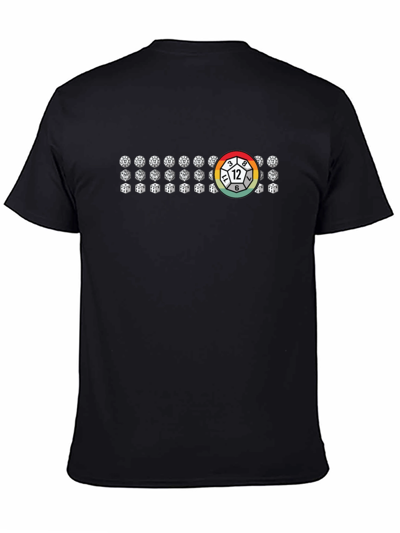 D&D Dice T-Shirt - Role Playing Game Tee