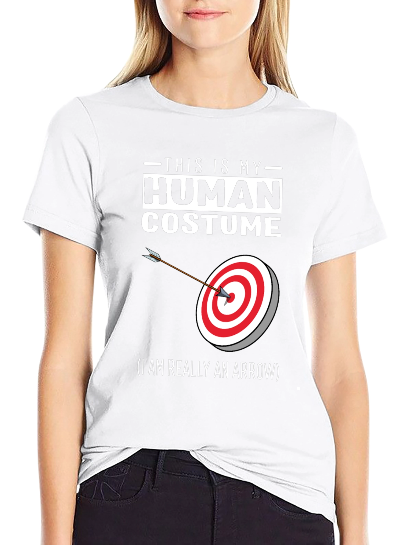 Human Costume Arrow T-Shirt