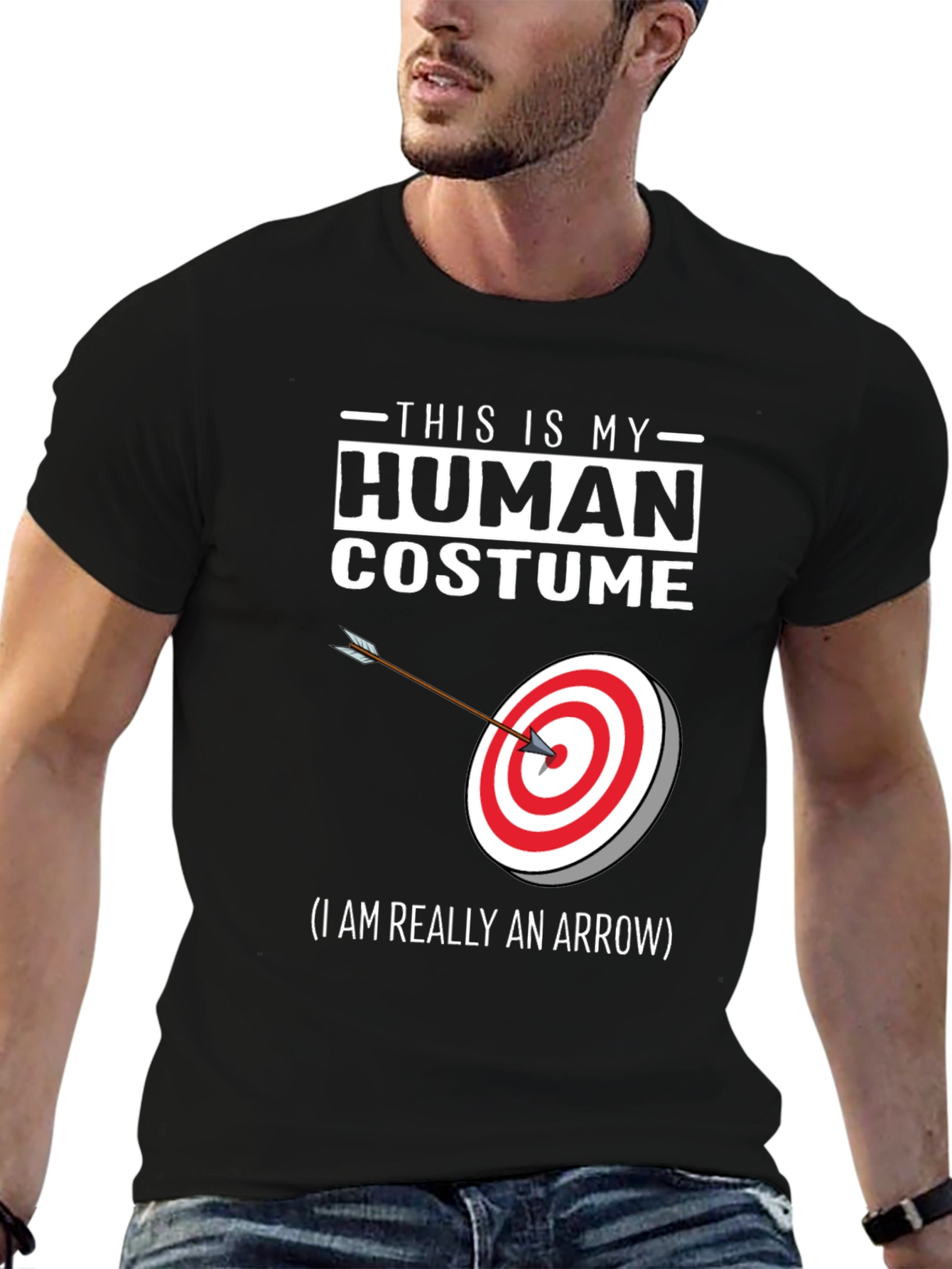 Human Costume Arrow T-Shirt