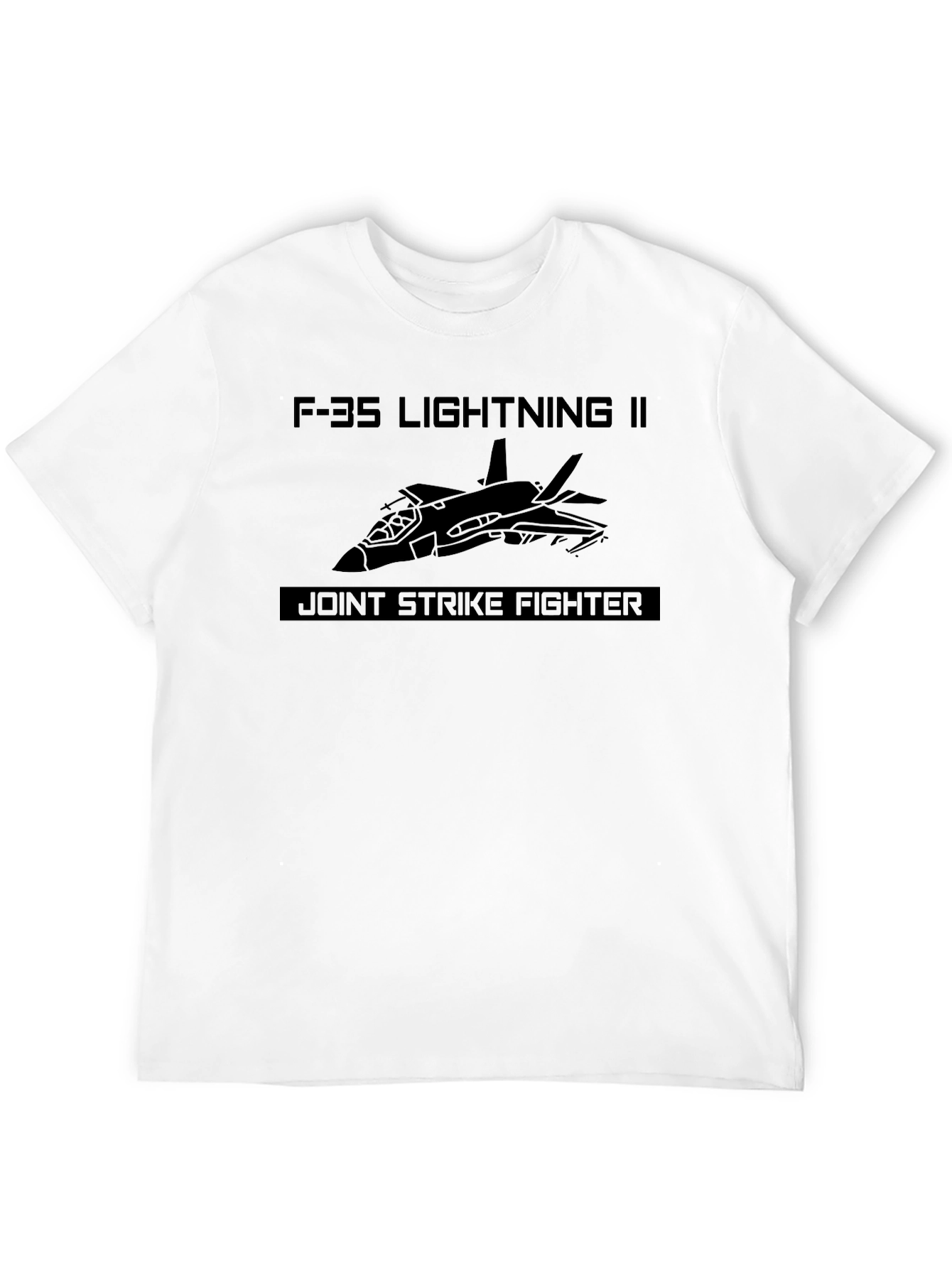 F-35 Lightning II Joint Strike Fighter Black T-Shirt