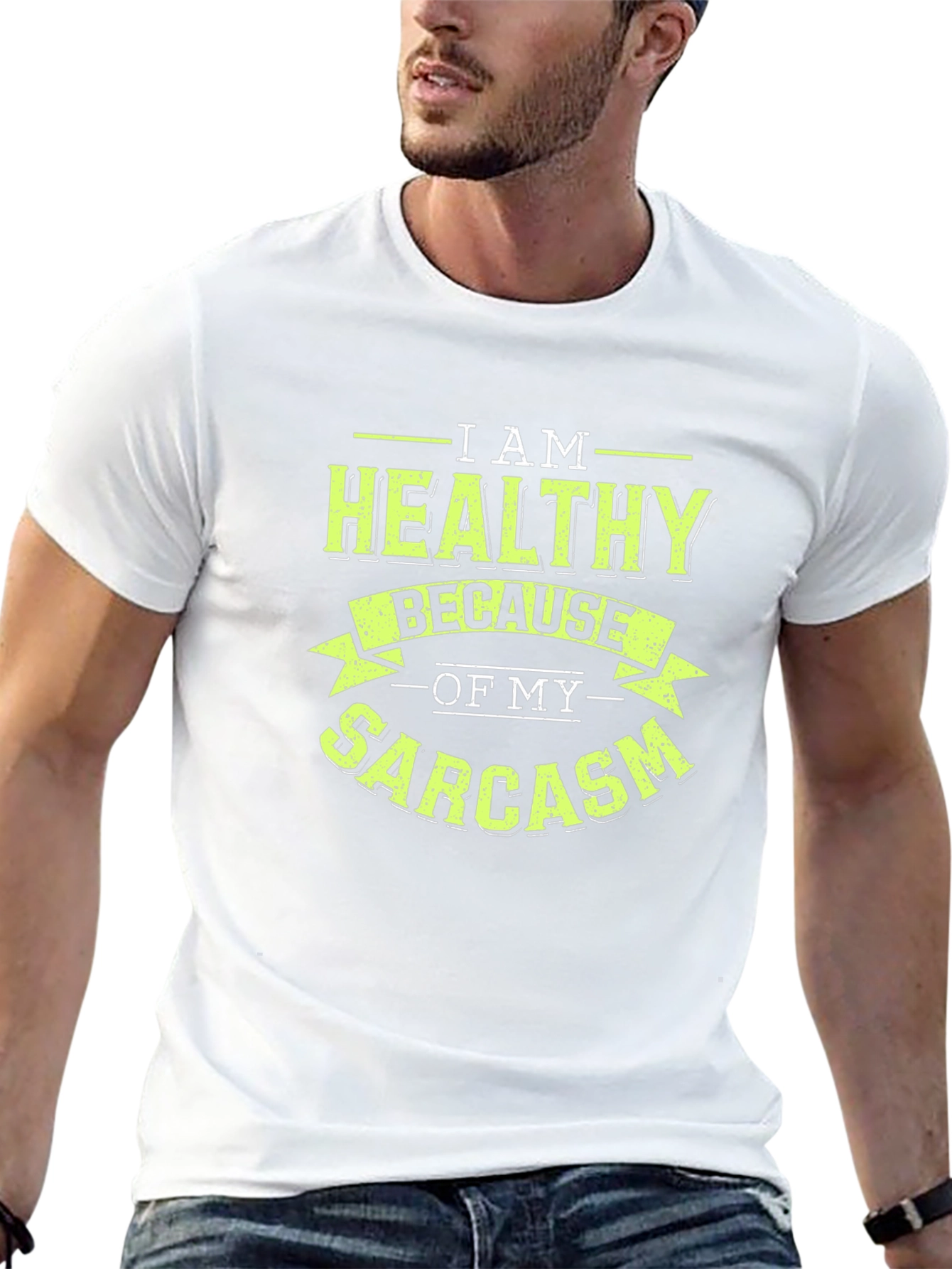 Healthy Sarcasm Graphic T-Shirt