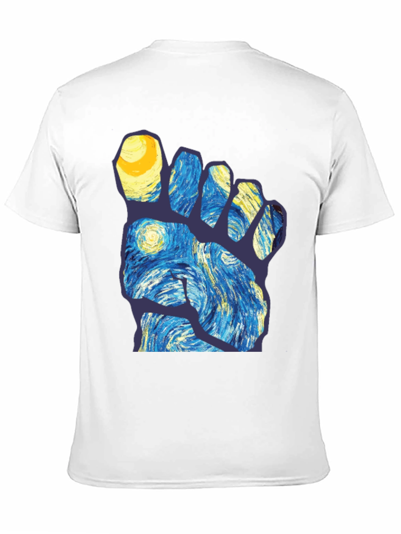 Starry Night Foot T-Shirt