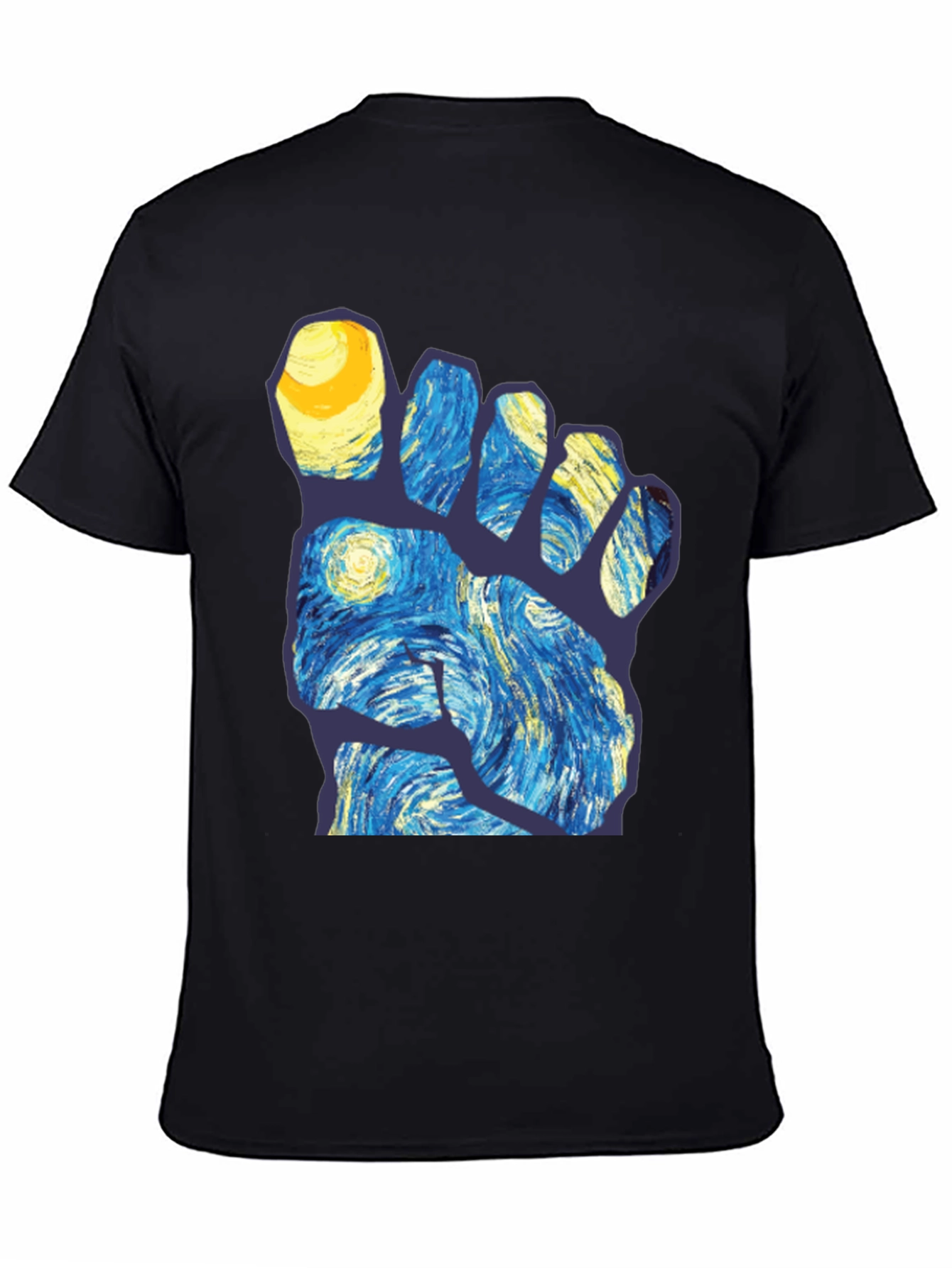 Starry Night Foot T-Shirt