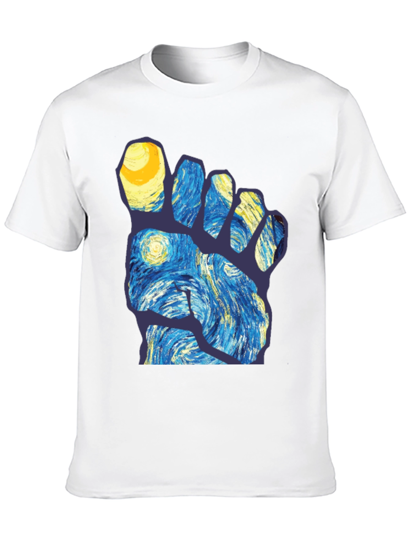 Starry Night Foot T-Shirt