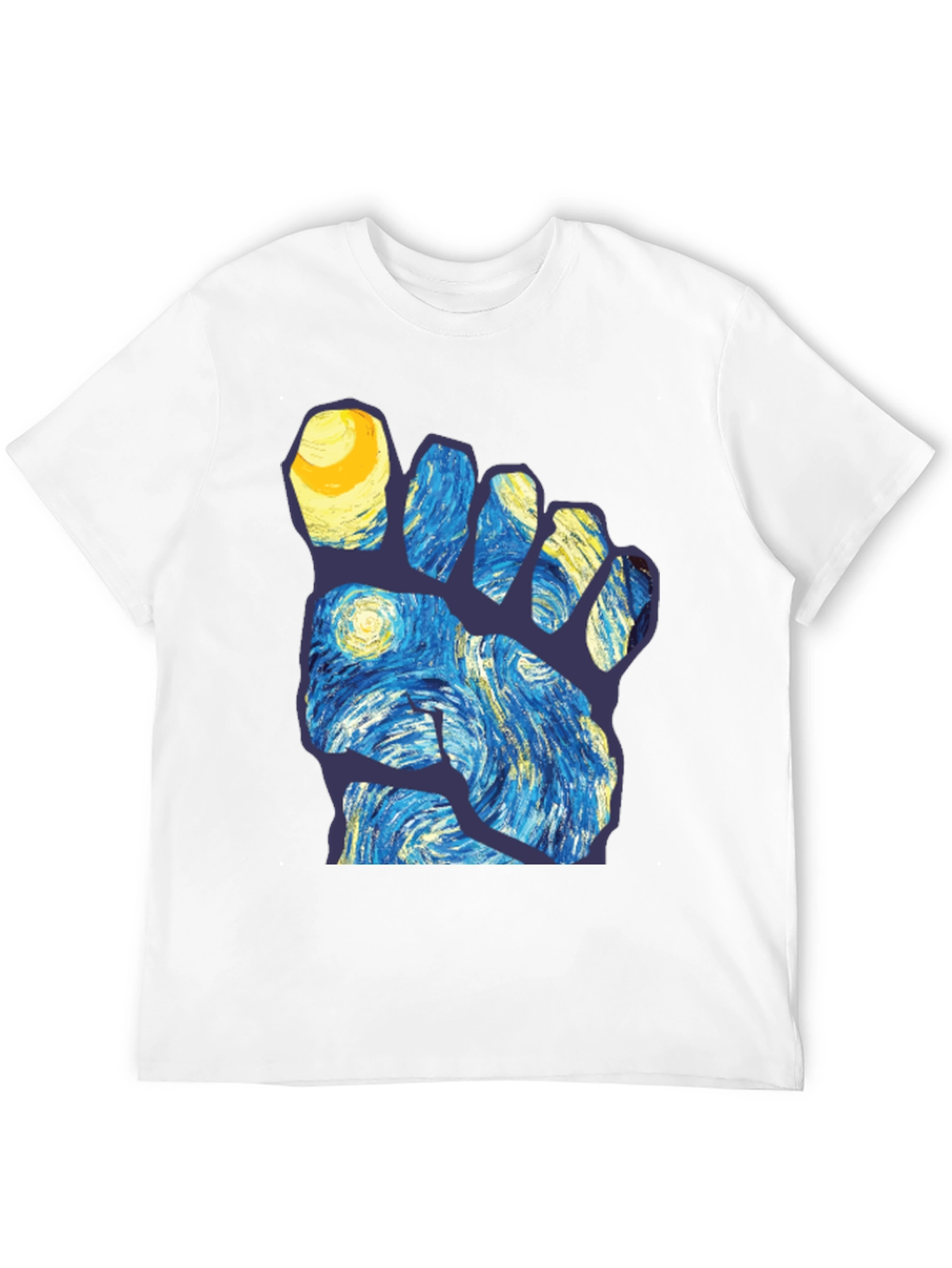 Starry Night Foot T-Shirt