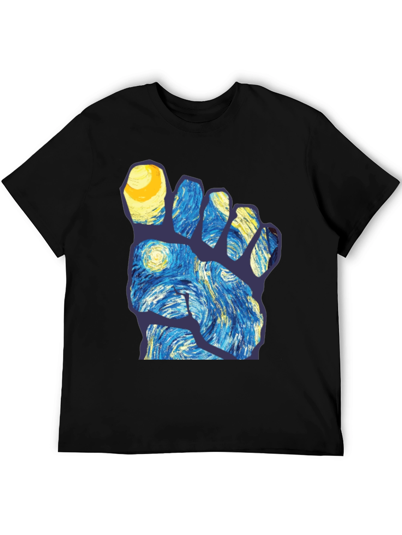 Starry Night Foot T-Shirt