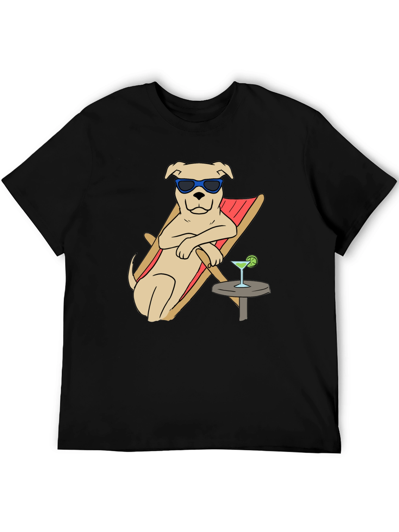 Chill Dog Graphic Tee - Relaxed Summer Vibes